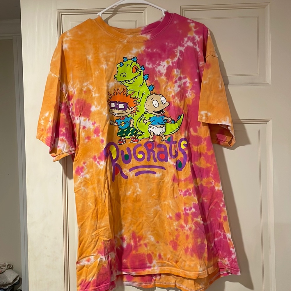 Nickelodeon rugrats tie dye tshirt